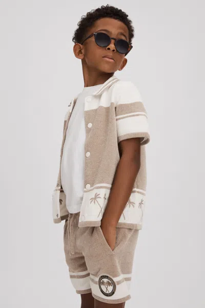 Reiss 5 Years In Taupe/optic White