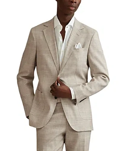 Reiss Boxhill Slim Fit Suit Jacket In Oatmeal
