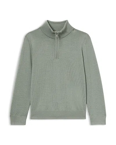 Reiss Boys' Blackhall Merino Zipped Funnel Neck Top - Big Kid
