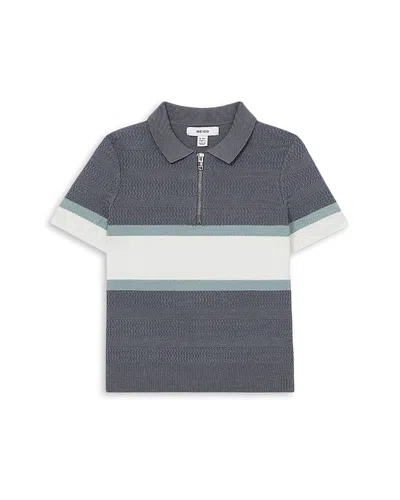 Reiss Boys' Grove Textured Color Block Polo - Little Kid