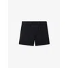 Reiss Boys Navy Kids Kin Slim-fit Adjustable Linen Shorts 3-13 Years
