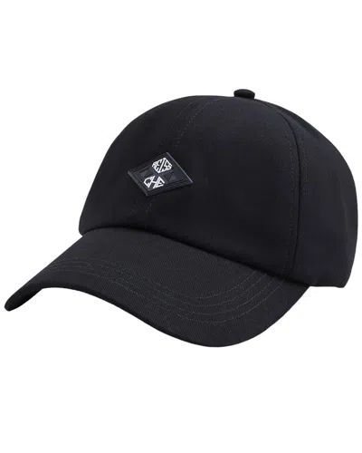 Reiss Breeze Monogram Badge Cap In Blue