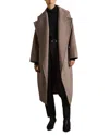 Reiss Petites Bridget Wool Blend Coat In Mink Neutral