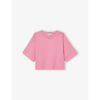 Reiss Kids' Relaxed-fit Short-sleeve Cotton T-shirt 9-13