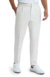 Reiss Brighton Pleated Recycled Polyester Blend Pants In White