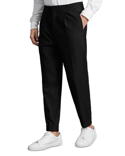 REISS BRIGHTON RELAXED FIT PLEATED PANTS