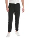 Reiss Brighton Relaxed Drawstring Trousers With Turn-ups In Blue