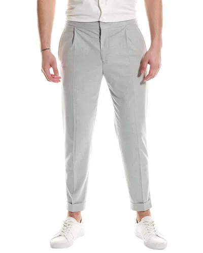 Reiss Brighton Relaxed Pleated Trouser In Grey
