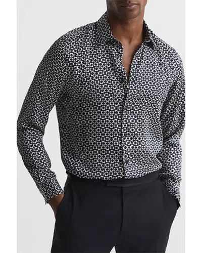Reiss Broco In Black Print