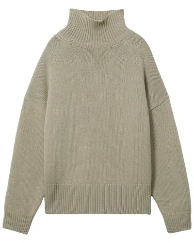 Reiss Brook Knit Top In Green