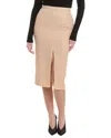 Reiss Brooklyn Embellished Pencil Skirt In Beige