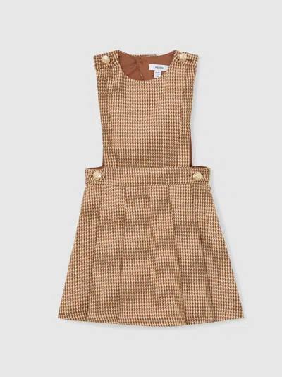 REISS REISS BROWN BRIANA DRESS