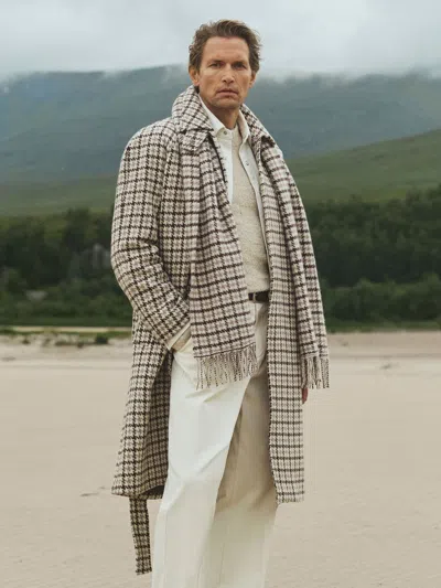 Reiss Brown Multi Coat