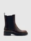 Reiss Brown Leather Chelsea Boots