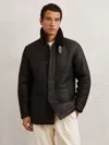 Reiss Brown Jacket In Black
