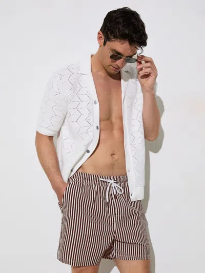 Reiss Bay 5 Swim Shorts In White