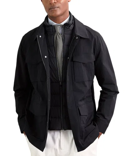 Reiss Bryson Casual Jacket In Navy
