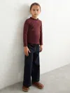 Reiss Burgundy T-shirt In Brown