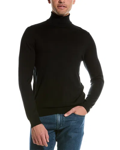 Reiss Caine Wool Turtleneck Sweater In Black
