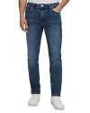 REISS CALIK-WASHED SLIM FIT JEANS IN MID BLUE WASH