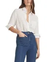 Reiss Womens White Campbell Linen Shirt