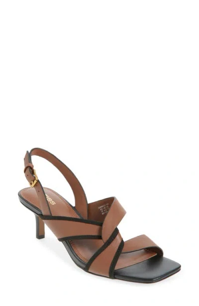 Reiss Candice Slingback Sandal In Tan