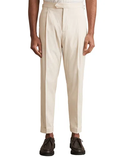 Reiss Cantwell Side Adjuster Ta Trouser In Neutral