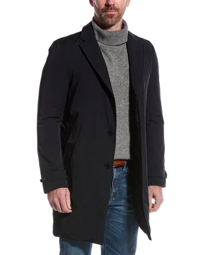 Reiss Capital Overcoat In Blue