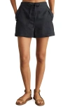 Reiss Cara Linen Drawstring Shorts