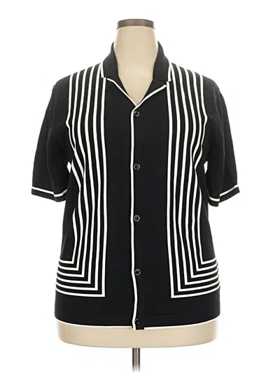 Reiss Cardigan Sweater In Black