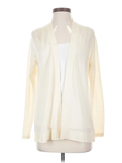 Pre-owned Reiss Cardigan Sweater In Ivory