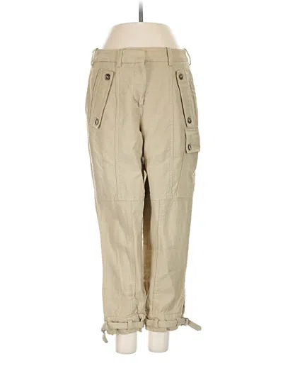 Pre-owned Reiss Cargo Pants In Tan