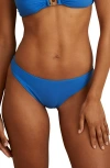 Reiss Womens Cornflower Blue Charlie Chevron-stripe Triangle Bikini Top In Blue