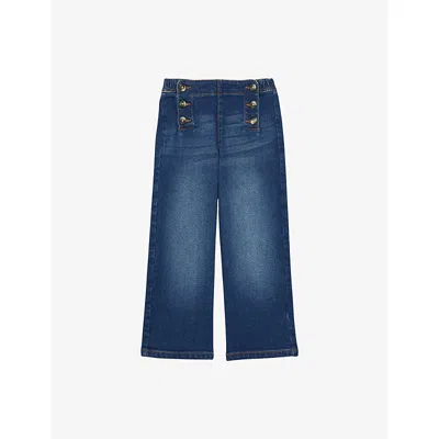 Reiss Kids' Blue Carmelle Straight-leg Jean