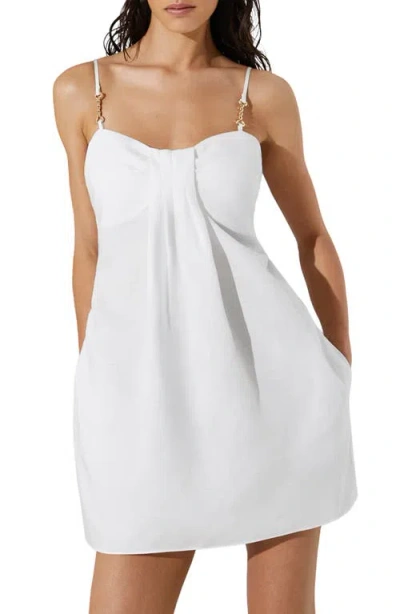 Reiss Carmen Cover-up Mini Dress In White