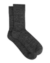 Reiss Carrie Ribbed Sparkle Stretch-cotton Ankle Socks In Black