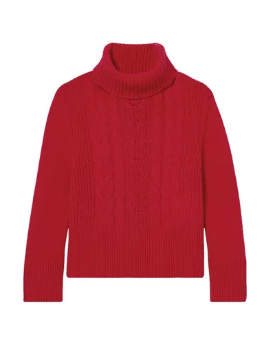Reiss Caruna Roll Neck Sweater In Red