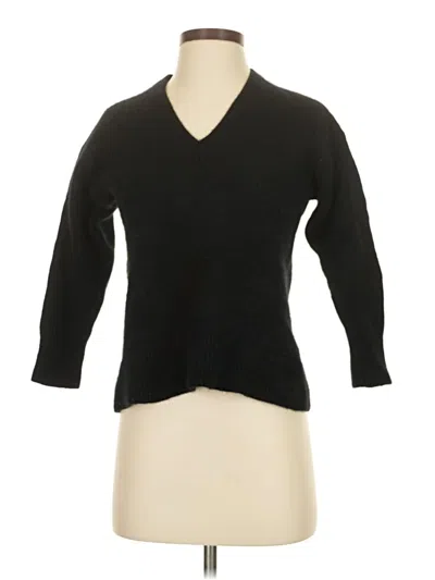 Pre-owned Reiss Cashmere Pullover Sweater In Black