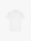 Reiss Caspa Mercerised Jersey Cuban Collar Shirt In White