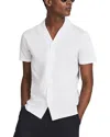 Reiss Caspa-ss Mercerised Cuban In White