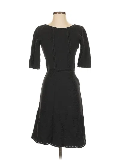 Pre-owned Reiss Casual Dress In Black