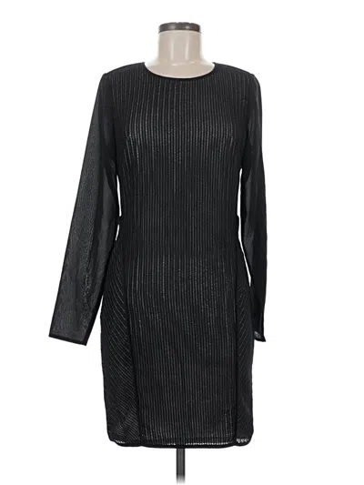 Pre-owned Reiss Casual Dress In Black