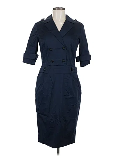 Pre-owned Reiss Casual Dress In Blue