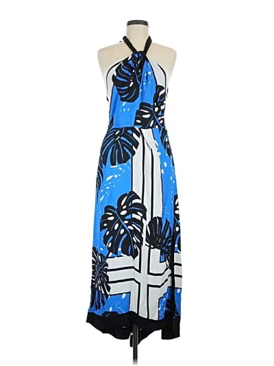 Pre-owned Reiss Casual Dress In Blue