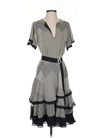 Pre-owned Reiss Casual Dress In Brown