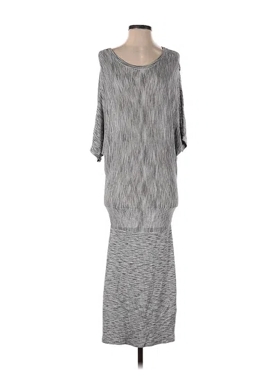 Pre-owned Reiss Casual Dress In Gray