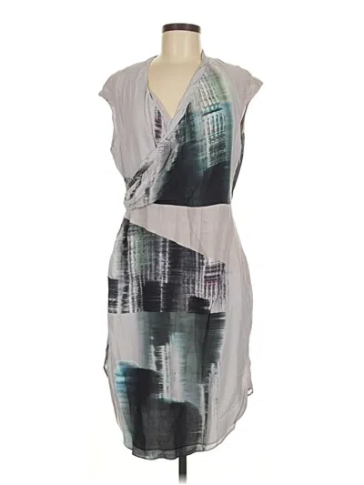 Pre-owned Reiss Casual Dress In Gray