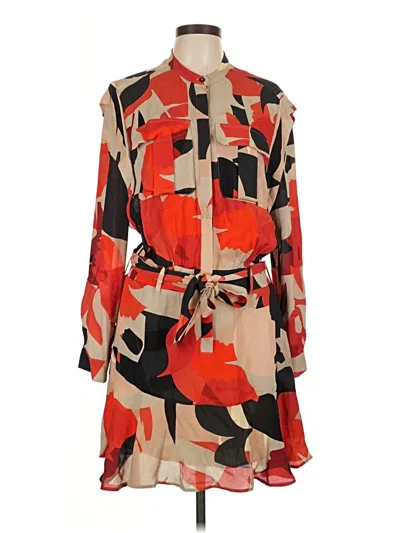 Pre-owned Reiss Casual Dress In Orange