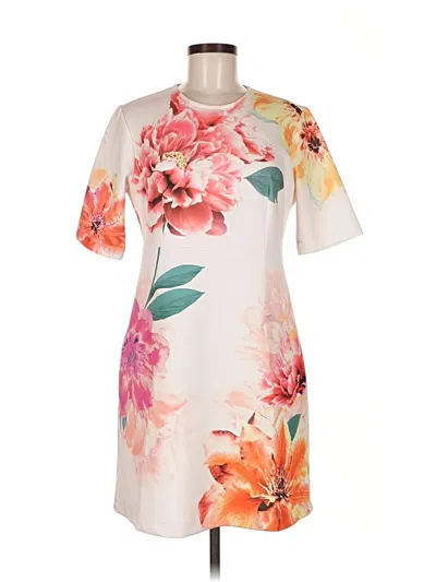 Pre-owned Reiss Casual Dress In White