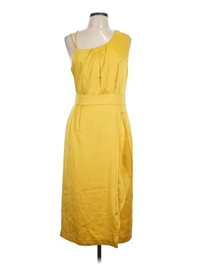 Pre-owned Reiss Casual Dress In Yellow